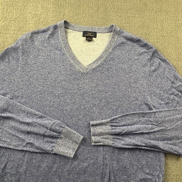 Brooks Brothers Sweater Adult Large Blue Long Sleeve Casual Preppy Men's - Picture 3 of 14